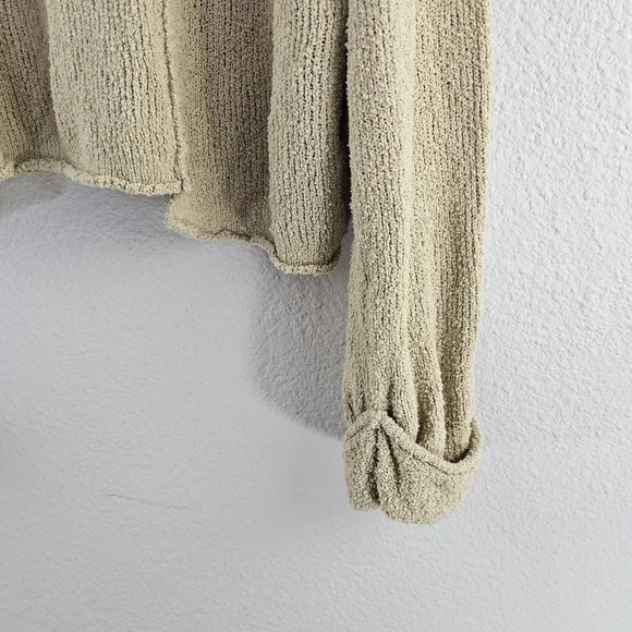 Free People Anthropologie by the fire cozy pullover oversized boxy sweater Small - Picture 3 of 7